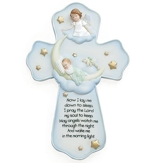 7" ANGEL WALL CROSS - 62124