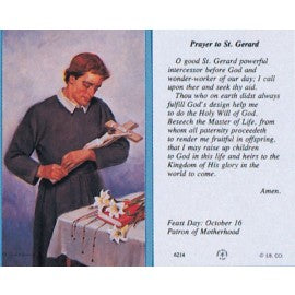 6214 Prayer to St. Gerard