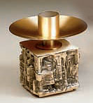 ALTAR CANDLESTICK  4"SQ.