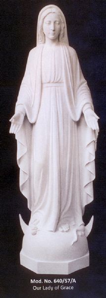 640-57-A Our Lady of Grace Statue