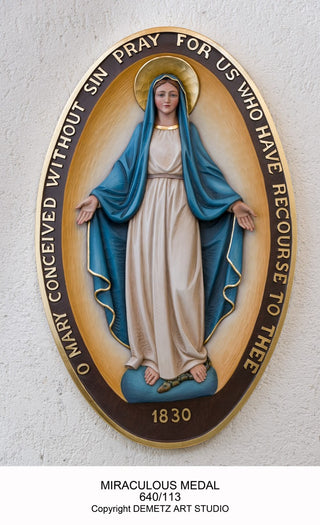 FIBERGLASS MIRACULOUS MEDAL