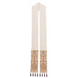663 Stole - Tapestry Material has gold threads