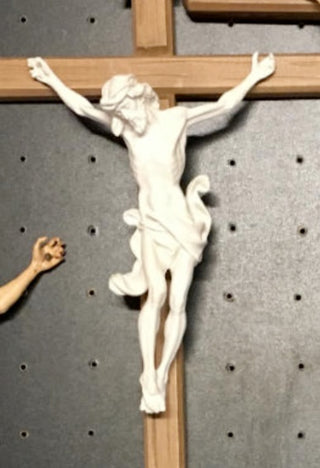 12" Unfinished Resin Corpus/INRI Only - 681000