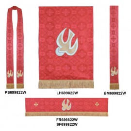 699822W Red Clement Parament – Church Supply Warehouse