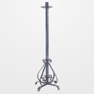 Wrought Iron Candlestick - 42"H x 1.5" Socket - 6X30