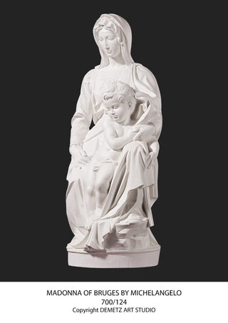 FIBERGLASS MADONNA OF BRUGES