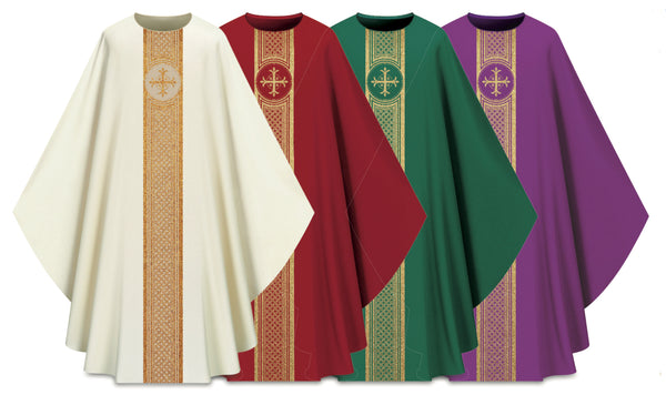 Chasuble Set - All 4 Colors (White, Red, Green, Purple) - 701049