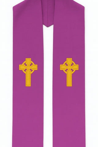 CELTIC CROSS STOLE - 701-702-STOLE