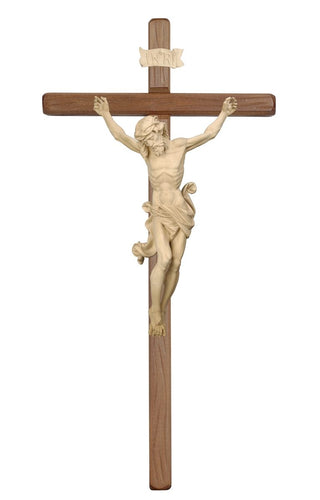 Leonardo Crucifix with Straight Dark Stained Cross - 703000D