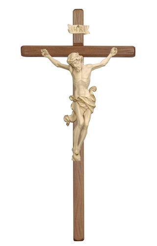 Leonardo Crucifix with Straight Dark Stained Cross - 703000D
