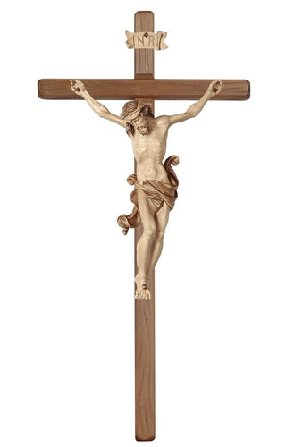 Leonardo Crucifix with Straight Dark Stained Cross - 703000D