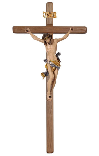 Leonardo Crucifix with Straight Dark Stained Cross - 703000D