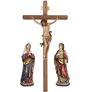 Crucifixion Scene Leonardo - 19" Cross - 703100-80-8/18.5