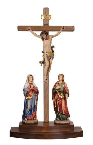 Leonardo Crucifixion Scene with Standing Cross - 703101