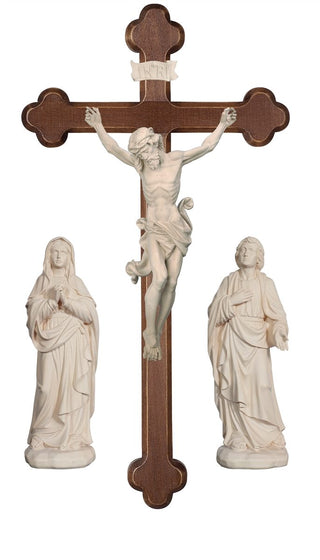 Leonardo Crucifixion Scene with Baroque Cross - 705100