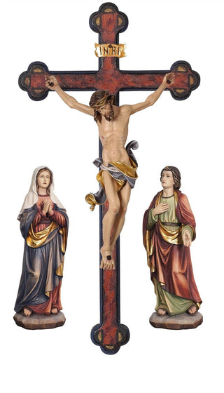 Leonardo Crucifixion Scene with Baroque Cross - 705100