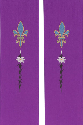 FLEUR DE LIS STOLE - 705-706-STOLE