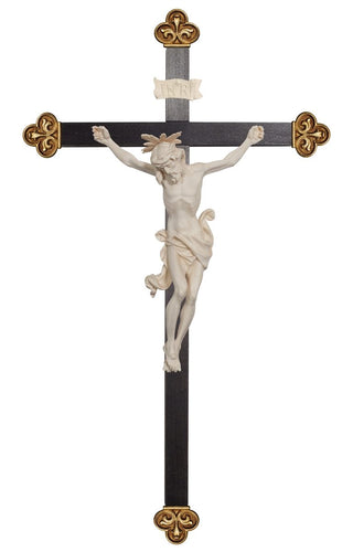 Leonardo Crucifix with Halo and Baroque Cross - 706002