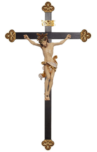 Leonardo Crucifix with Halo and Baroque Cross - 706002