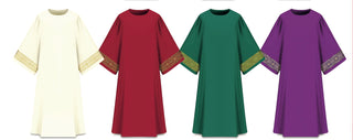 Dalmatic Set - All 4 Colors (White, Red, Green, Purple) - 707019