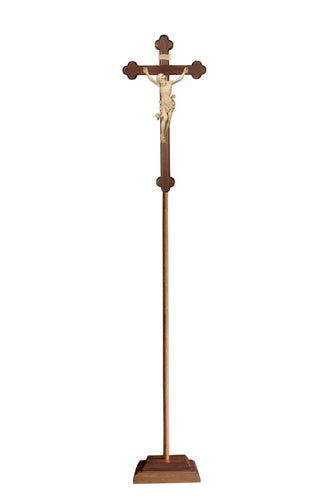 Leonardo Processional Crucifix with Baroque Stained Cross - 709102