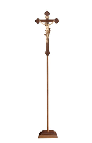 Leonardo Processional Crucifix with Baroque Stained Cross - 709102