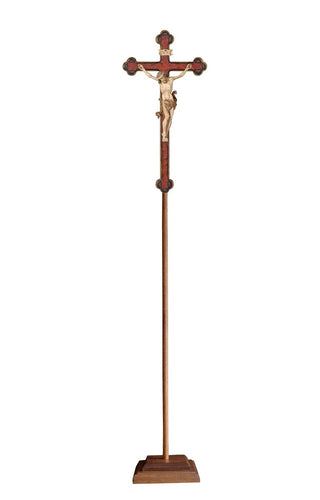 Leonardo Processional Crucifix with Baroque Gold Cross - 709104