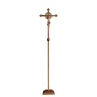 Siena Processional Crucifix with Baroque Cross - 709504