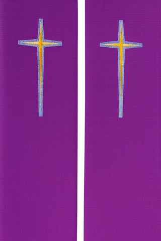 TAPERED CROSS STOLE - 711-712-STOLE