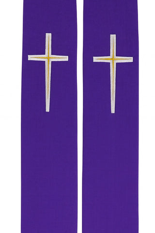 TAPERED CROSS STOLE - 711-712-STOLE