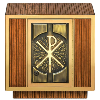 Tabernacle Oak Wood Brass - ZZ7126