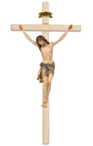 Siena Crucifix with Straight Light Stained Cross - 721000H