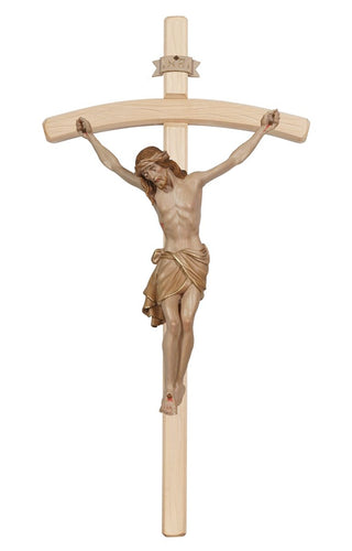 Siena Crucifix with Bent Light Stained Cross - 722000H