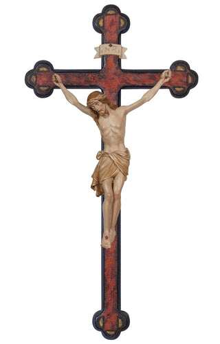 Siena Crucifix with Baroque Antique Cross - 723010