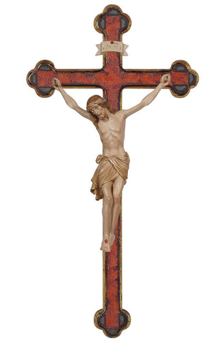 Siena Crucifix with Baroque Gold Cross - 723020