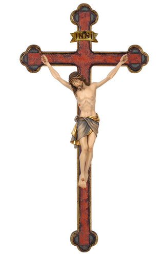 Siena Crucifix with Baroque Gold Cross - 723020