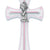 7” Girl Cross on White Wood - 73-11
