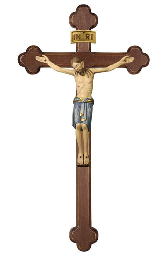 San Damiano Crucifix with Baroque Stained Cross - 733000