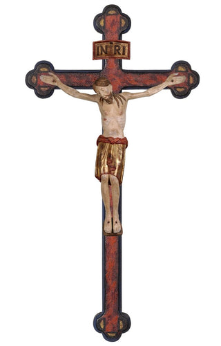 San Damiano Crucifix with Baroque Antique Cross - 733010