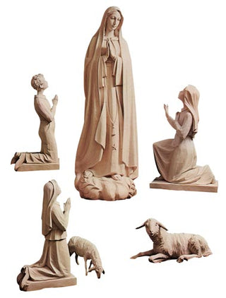 WOOD CARVED OUR LADY OF FATIMA