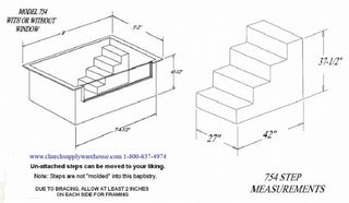 754 Baptistry Blue w/window