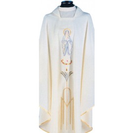 772 Embroidered Marian Chasuble
