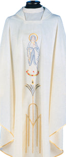 Embroidered Marian Chasuble-772/A