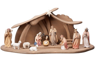 Advent Nativity Set - 14 pieces - Stable - 776751