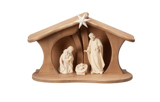 Advent Nativity Set - 5 pieces - Luce Stable for Holy Family - 776752
