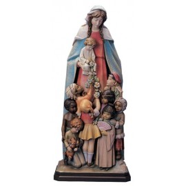 780-34FR Blessed Mother  - Wood or Fiberglass Statue