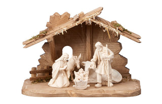 Heimatland Nativity Set - 7 pieces - Tyrol Stable for Holy Family - 784702