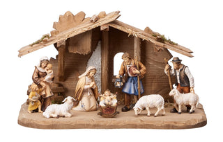 Heimatland Nativity Set - 9 pieces - Tyrol Stable - 784705