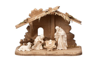 Rainell Nativity Set - 6 pieces - Tyrol Stable for Holy Family - 790703