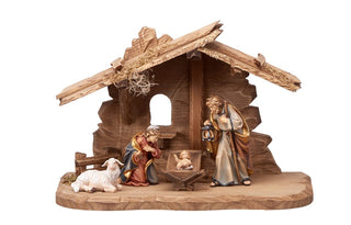 Rainell Nativity Set - 6 pieces - Tyrol Stable for Holy Family - 790703